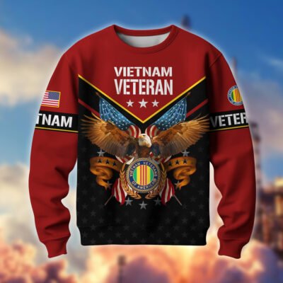 VIETNAM VETERAN GS10089 Lightweight Sweater Fleece Sweatshirt