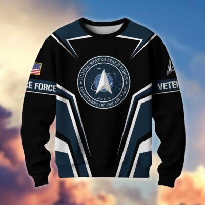 US SPACE FORCE GS10297 Lightweight Sweater Fleece Sweatshirt