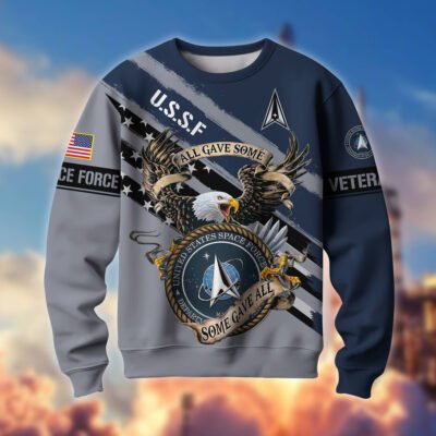 US SPACE FORCE GS10363 Lightweight Sweater Fleece Sweatshirt