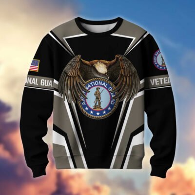 US ARMY NATIONAL GUARD GS10226 Lightweight Sweater Fleece Sweatshirt