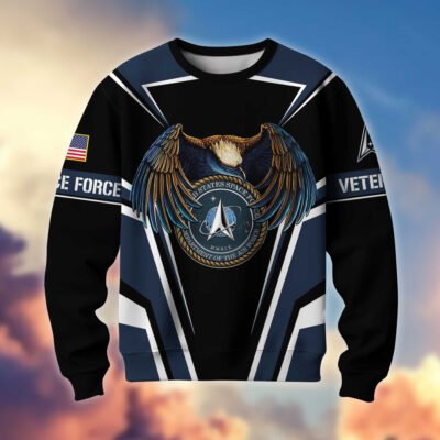 US SPACE FORCE GS10234 Lightweight Sweater Fleece Sweatshirt