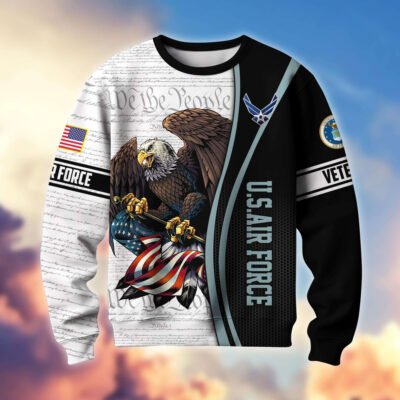 US AIR FORCE GS10107 Lightweight Sweater Fleece Sweatshirt