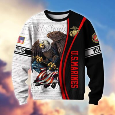 US MARINES GS10105 Lightweight Sweater Fleece Sweatshirt