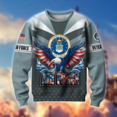 US AIR FORCE GS10127 Lightweight Sweater Fleece Sweatshirt