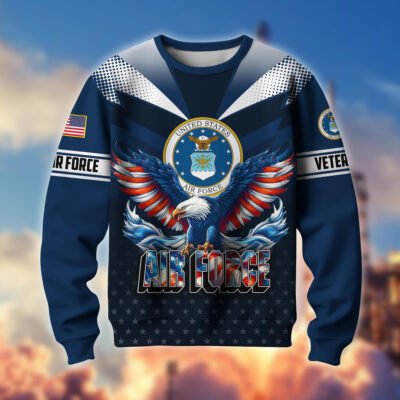 US AIR FORCE GS10128 Lightweight Sweater Fleece Sweatshirt