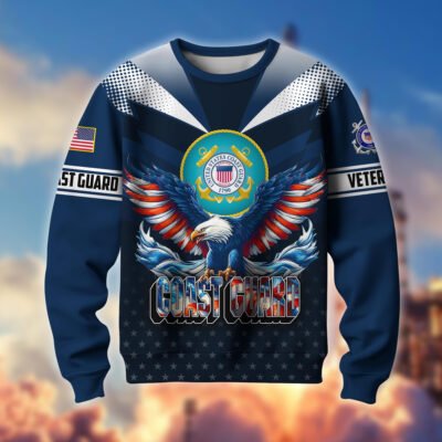 US COAST GUARD GS10129 Lightweight Sweater Fleece Sweatshirt