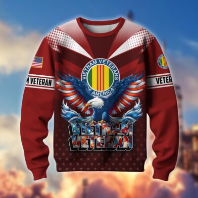 VIETNAM VETERAN GS10132 Lightweight Sweater Fleece Sweatshirt