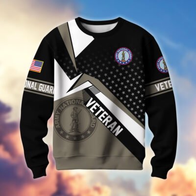 US ARMY NATIONAL GUARD GS10190 Lightweight Sweater Fleece Sweatshirt