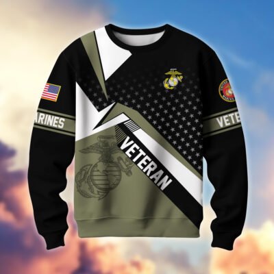 US MARINES GS10194 Lightweight Sweater Fleece Sweatshirt