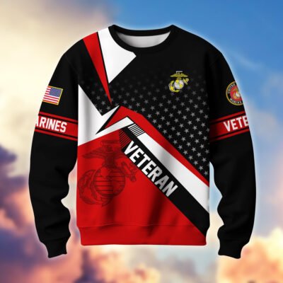 US MARINES GS10193 Lightweight Sweater Fleece Sweatshirt