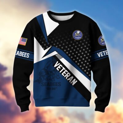 US NAVY SEABEES GS10192 Lightweight Sweater Fleece Sweatshirt