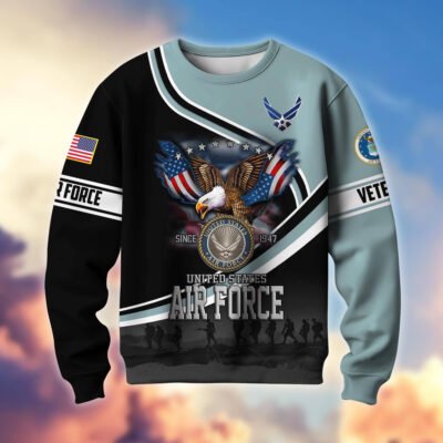 US AIR FORCE GS10346 Lightweight Sweater Fleece Sweatshirt