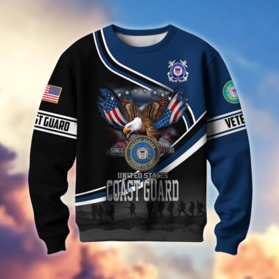 US COAST GUARD GS10348 Lightweight Sweater Fleece Sweatshirt