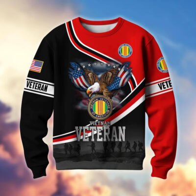 VIETNAM VETERAN GS10351 Lightweight Sweater Fleece Sweatshirt