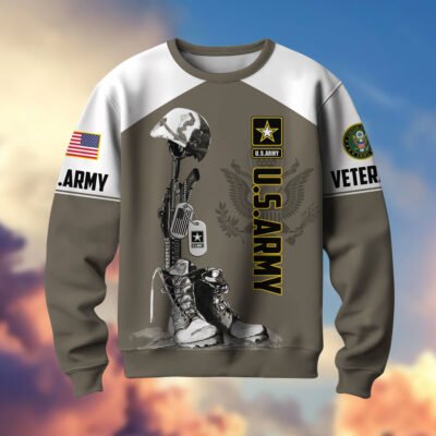 US ARMY GS10326 Lightweight Sweater Fleece Sweatshirt