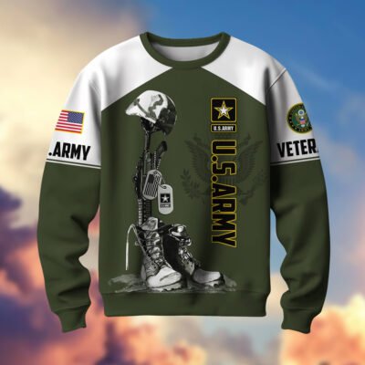 US ARMY GS10327 Lightweight Sweater Fleece Sweatshirt