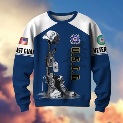 US COAST GUARD GS10335 Lightweight Sweater Fleece Sweatshirt