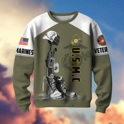 US MARINES GS10332 Lightweight Sweater Fleece Sweatshirt