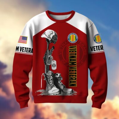 VIETNAM VETERAN GS10338 Lightweight Sweater Fleece Sweatshirt