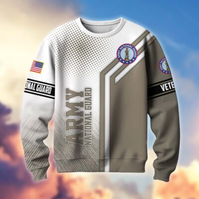US ARMY NATIONAL GUARD GS10315 Lightweight Sweater Fleece Sweatshirt