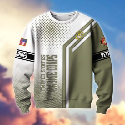 US MARINES GS10319 Lightweight Sweater Fleece Sweatshirt