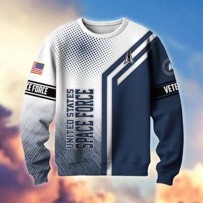 US SPACE FORCE GS10323 Lightweight Sweater Fleece Sweatshirt