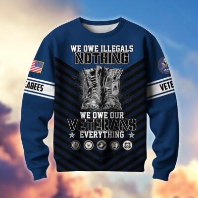 US NAVY SEABEES GS10435 Lightweight Sweater Fleece Sweatshirt