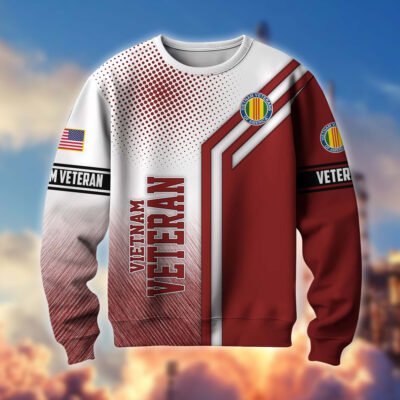 VIETNAM VETERAN GS10325 Lightweight Sweater Fleece Sweatshirt