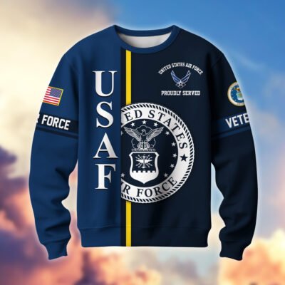 US AIR FORCE GS10308 Lightweight Sweater Fleece Sweatshirt