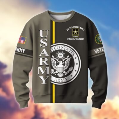 US ARMY GS10300 Lightweight Sweater Fleece Sweatshirt