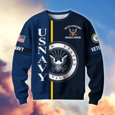 US NAVY GS10303 Lightweight Sweater Fleece Sweatshirt