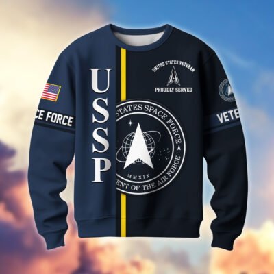 US SPACE FORCE GS10310 Lightweight Sweater Fleece Sweatshirt