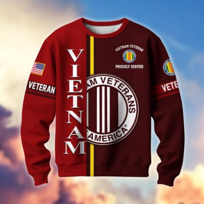 VIETNAM VETERAN GS10312 Lightweight Sweater Fleece Sweatshirt