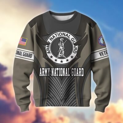 US ARMY NATIONAL GUARD GS10381 Lightweight Sweater Fleece Sweatshirt