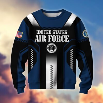US AIR FORCE GS10400 Lightweight Sweater Fleece Sweatshirt
