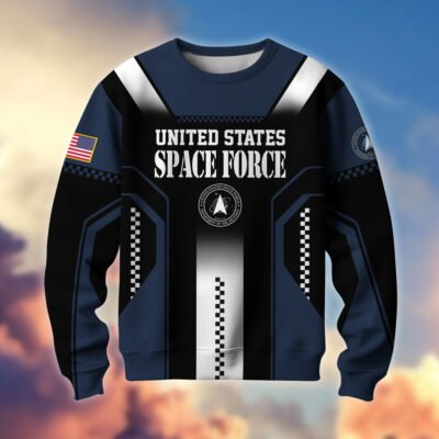 US SPACE FORCE GS10402 Lightweight Sweater Fleece Sweatshirt