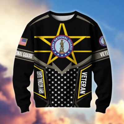 US ARMY NATIONAL GUARD GS10446 Lightweight Sweater Fleece Sweatshirt