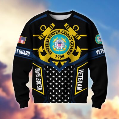 US COAST GUARD GS10453 Lightweight Sweater Fleece Sweatshirt