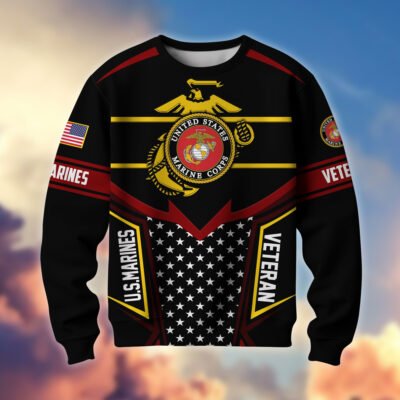 US MARINES GS10449 Lightweight Sweater Fleece Sweatshirt