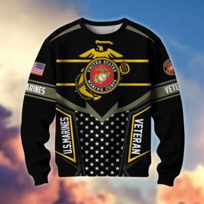 US MARINES GS10450 Lightweight Sweater Fleece Sweatshirt