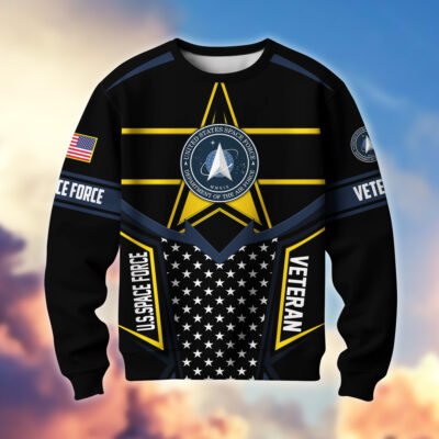 US SPACE FORCE GS10454 Lightweight Sweater Fleece Sweatshirt
