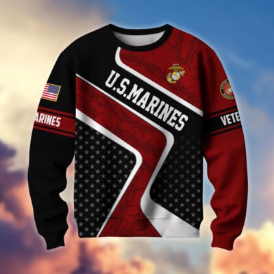 US MARINES GS10410 Lightweight Sweater Fleece Sweatshirt