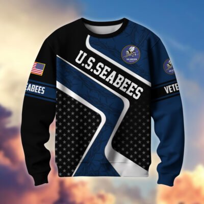 US NAVY SEABEES GS10409 Lightweight Sweater Fleece Sweatshirt