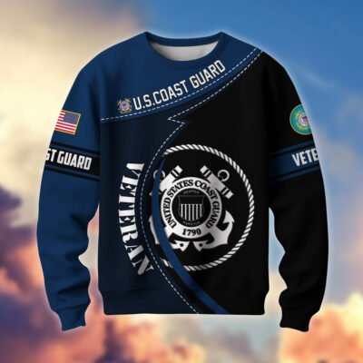 US COAST GUARD GS10375 Lightweight Sweater Fleece Sweatshirt