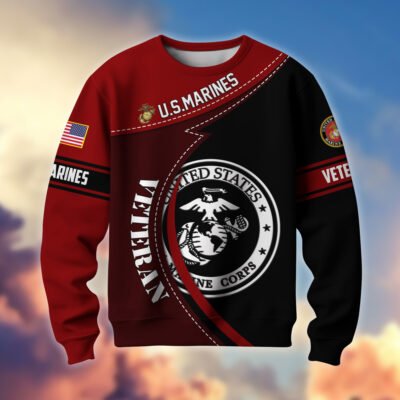 US MARINES GS10371 Lightweight Sweater Fleece Sweatshirt