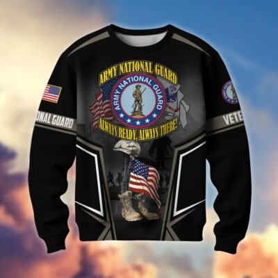 US ARMY NATIONAL GUARD GS10263 Lightweight Sweater Fleece Sweatshirt