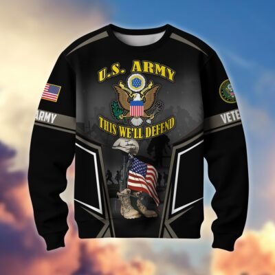 US ARMY GS10262 Lightweight Sweater Fleece Sweatshirt