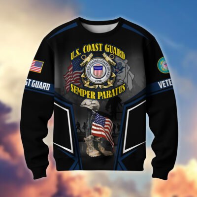 US COAST GUARD GS10270 Lightweight Sweater Fleece Sweatshirt