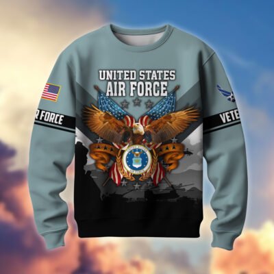 US AIR FORCE GS10281 Lightweight Sweater Fleece Sweatshirt
