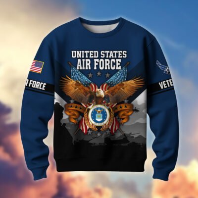 US AIR FORCE GS10282 Lightweight Sweater Fleece Sweatshirt